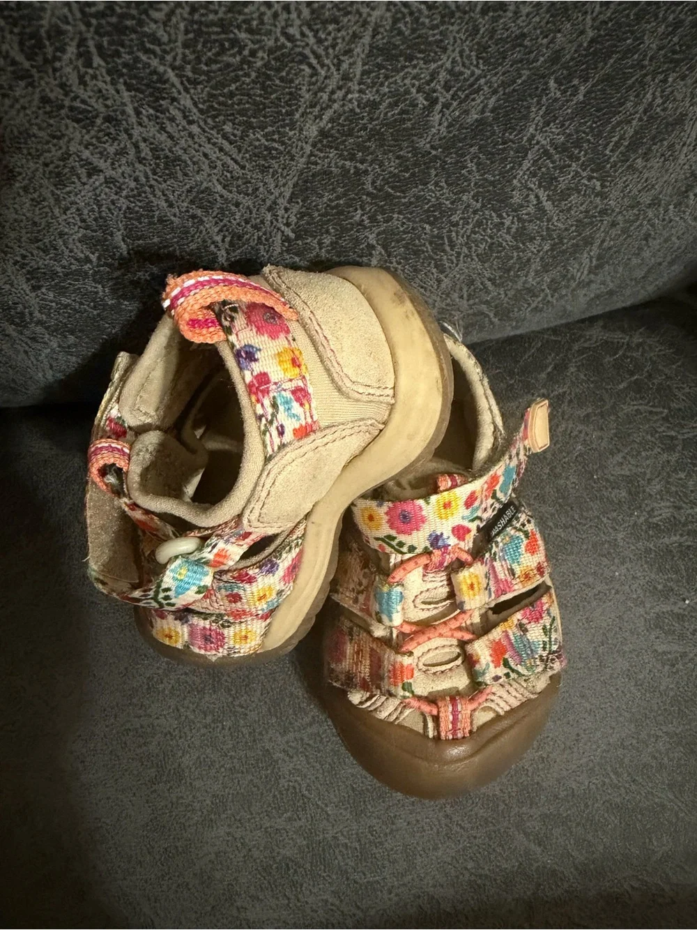 Kids Floral Keen Canvas Sandals in Multicolor